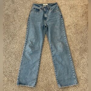 Abercrombie & Fitch Studded Jean